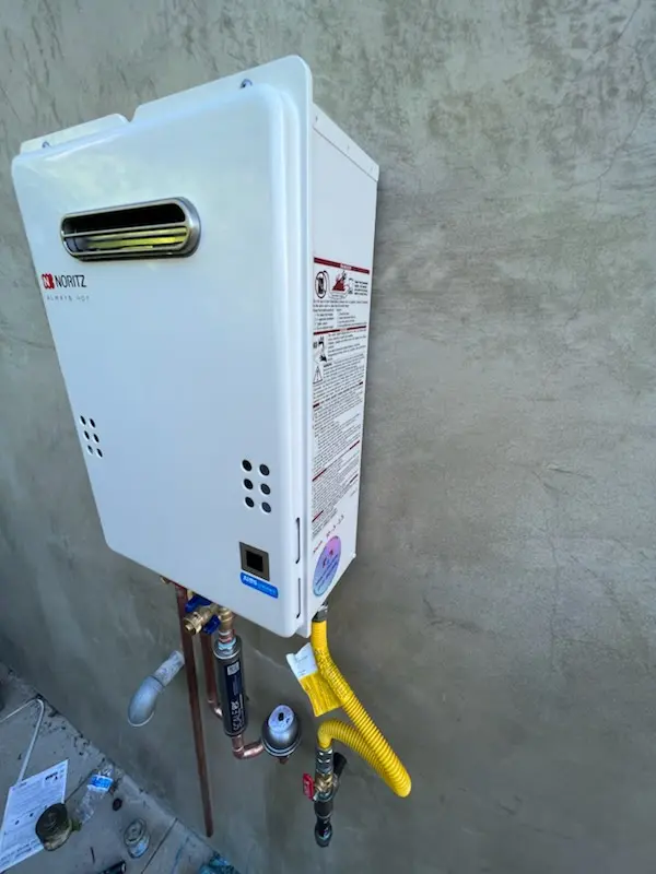 Tankless water heater installation for Maravilla Housing Project homes